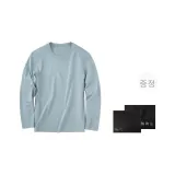 [선물 포장] 크루넥 T-스카이 블루