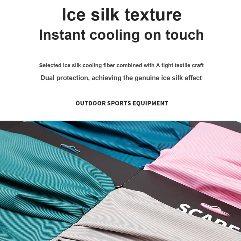 GXT Riding Equipment Cycling Face Mask Outdoor Fishing Cycling Mountaineering Sports Unisex Ice Silk-2