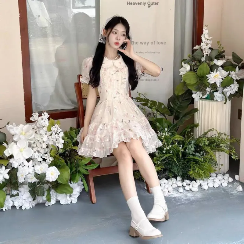 COVER TIME Short Sleeved Dress Women's-16