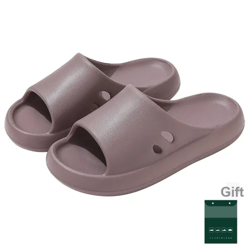 Red bean CHANEL Logo Mule Sandal Navy Leather Womens