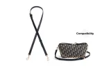 Dark blue Dior lunch box bag with adjustable shoulder straps