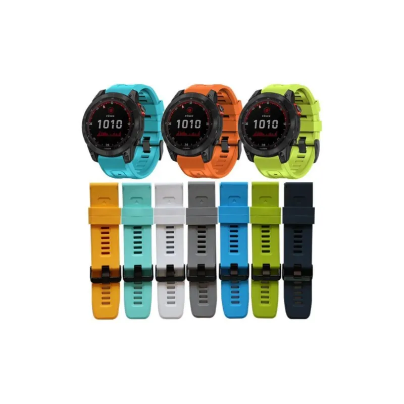 CHRROTA Garmin Compatibility Watch Band Silicone Material-1