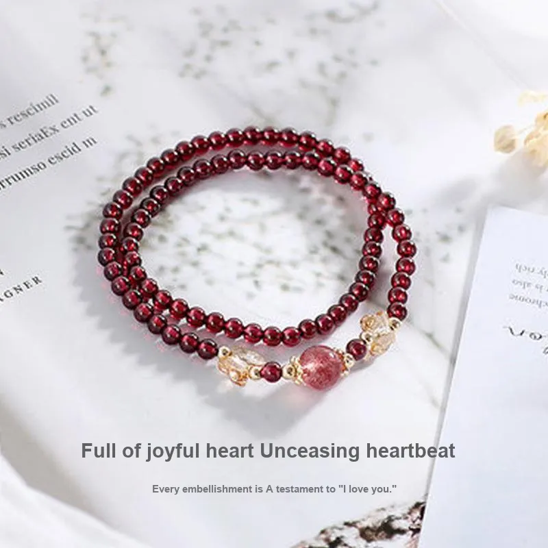 JUICY GRAPE Crystal Bracelets Unisex-1