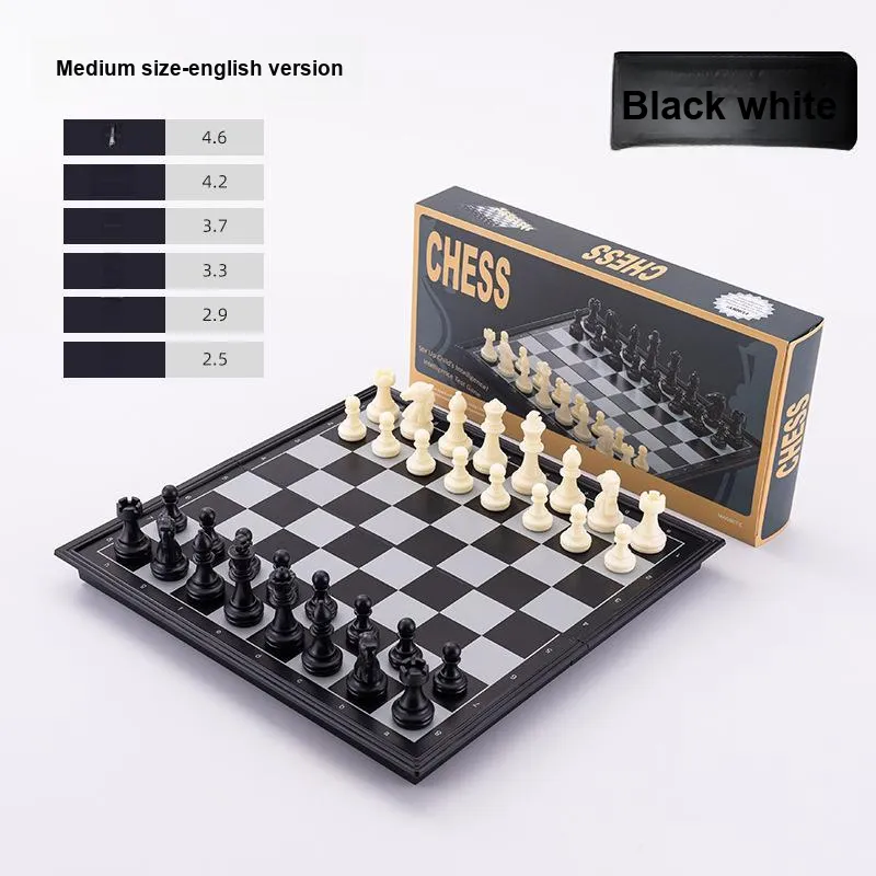 Gollum Magnetic Chess, Foldable Convenient Storage Magnetic Entertainment Board Games-5