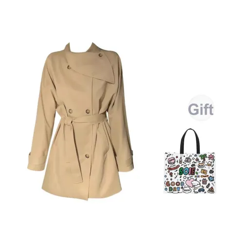 SOIE Khaki Женская тренч-куртка