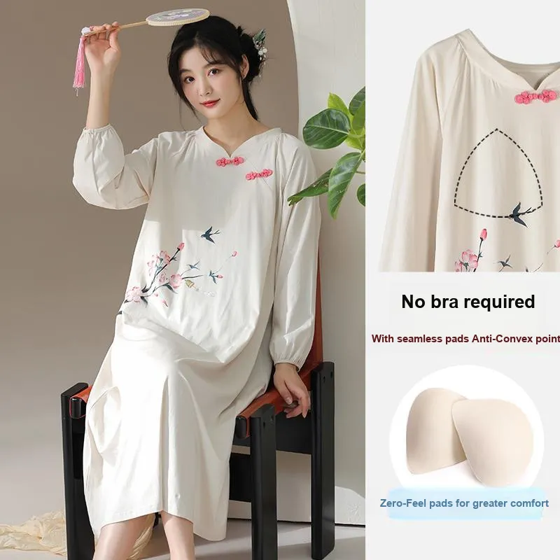 Lan Miao Long Sleeved Dress Women's-3