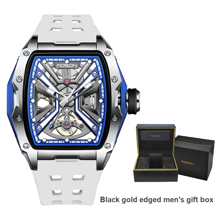 ROSDN Climber's Phantom Collection Automatic Mechanical Movement Watch Men's Watches Black Dial G2710-15