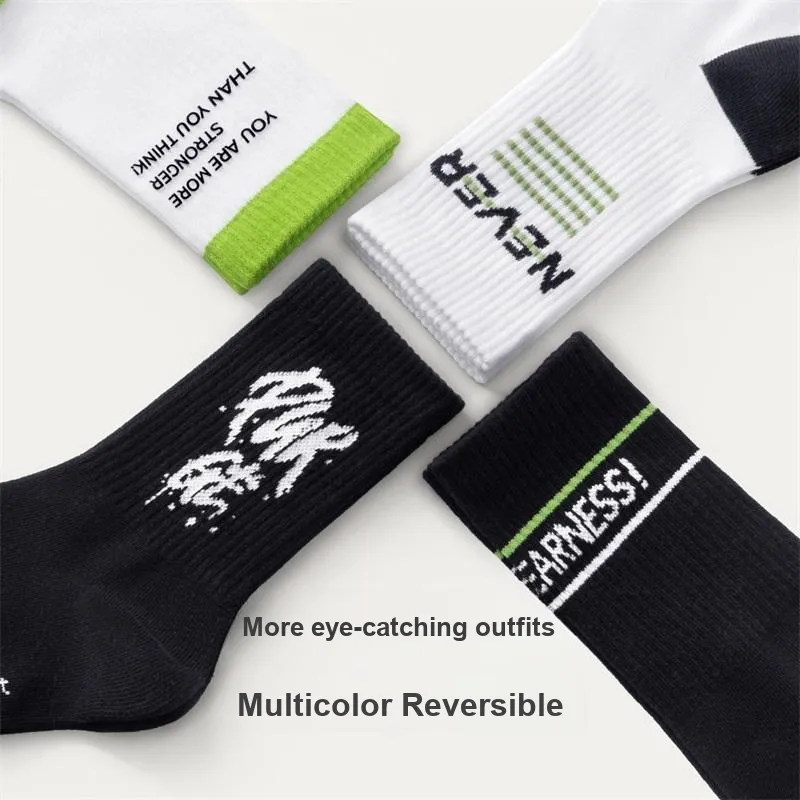Crabsecret Battle Armor Series Mid-Calf Socks Men's 4 Pack-27