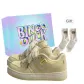 Almond Yellow+Exclusive Shoe Box+Gift Socks