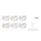 6E White+Cream Skin+Blue+Pink+White+Blue