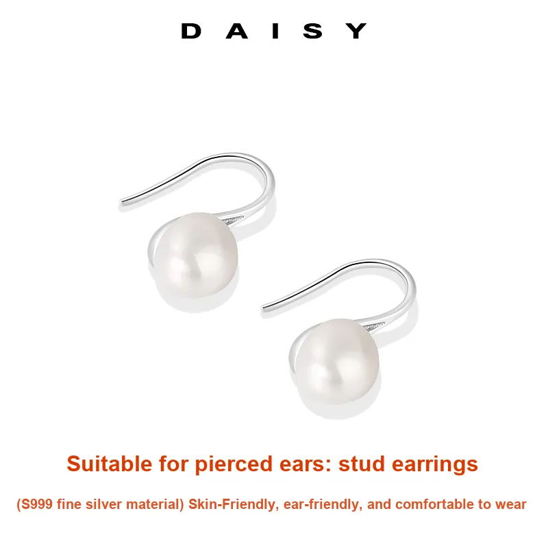 Daisy Dream S999 Fine Silver Earrings Women's-1