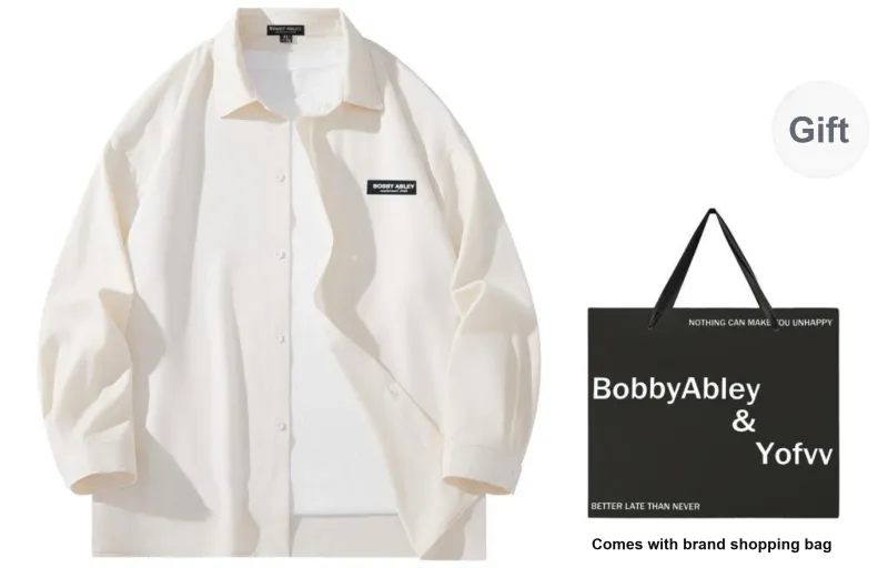 BOBBY ABLEY Shirt Coat Fall And Winter Unisex-258