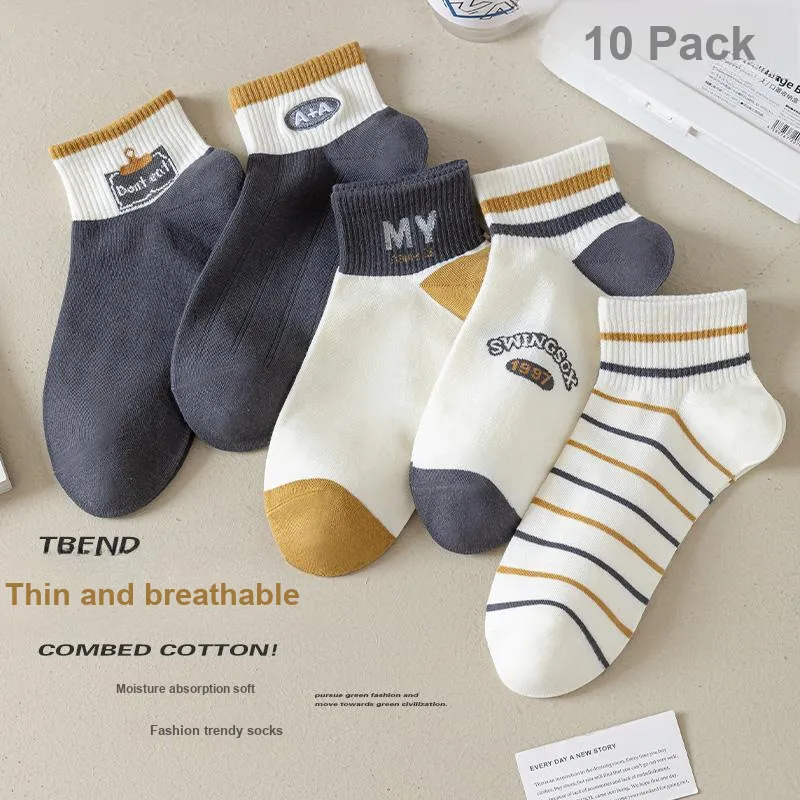 Lan Miao Ankle Socks Men's 7 Pack-5