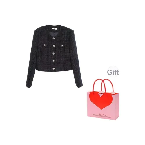 BVODE Темно-синий женский короткий пальто