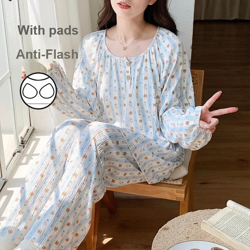 Ta Yan Pajama Set Women's Light Blue-2