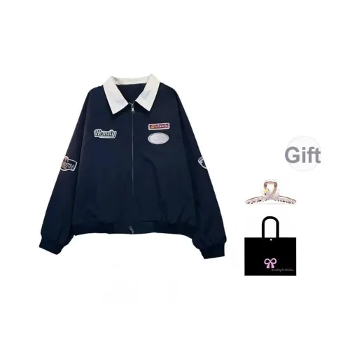 Aimilian Темно-синие женские бейсбольные Джерси