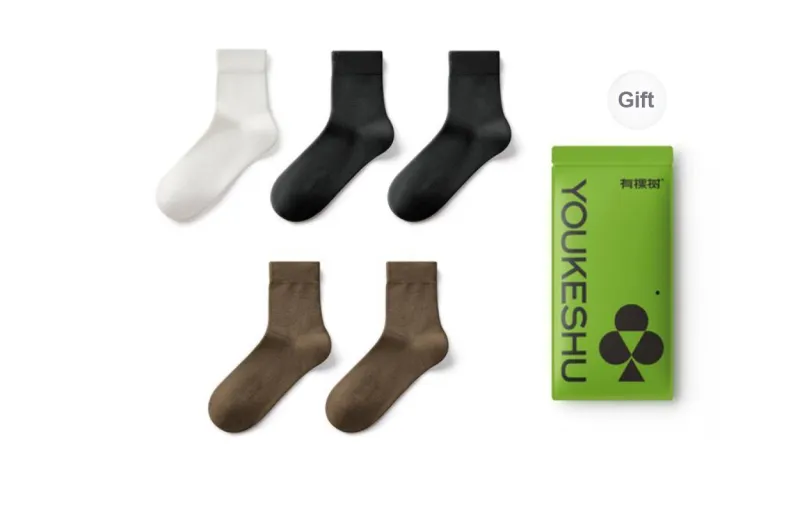 YOUKESHU Mid Calf Socks Women's-36
