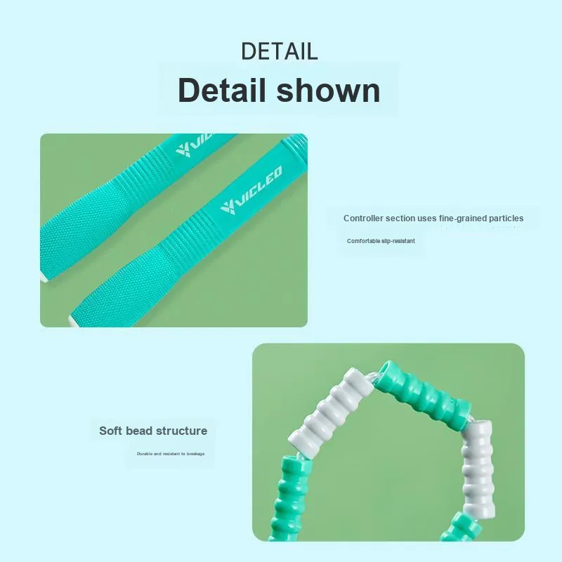 Kawasaki Casual Entertainment Non Countable Jump Ropes Kids Cotton Rope Plastic Controller 2.8m-4
