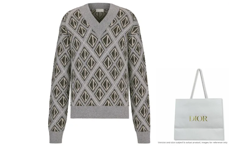 DIOR X Cactus Jack Sweater With Cd Diamond Motif-2