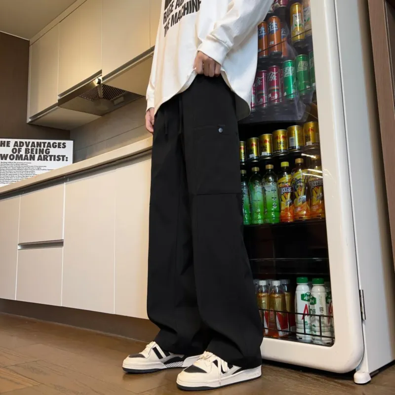 BENGEN Casual Pants Unisex-3