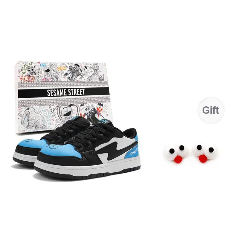 SESAME STREET Height Increasing Balance Abrasion Resistant Lightweight Slip Resistant Skateboard Shoes Unisex-21