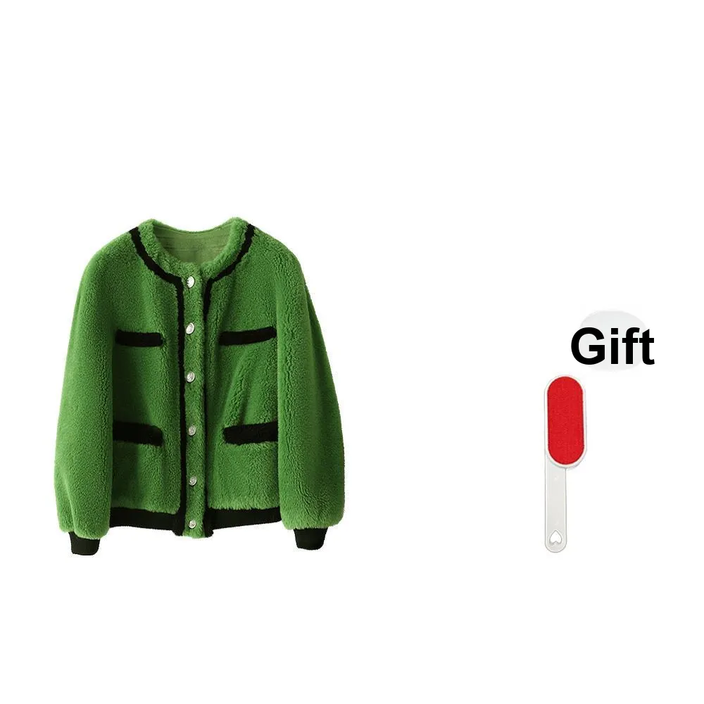Kele Coco Fur Women's Newborn Green