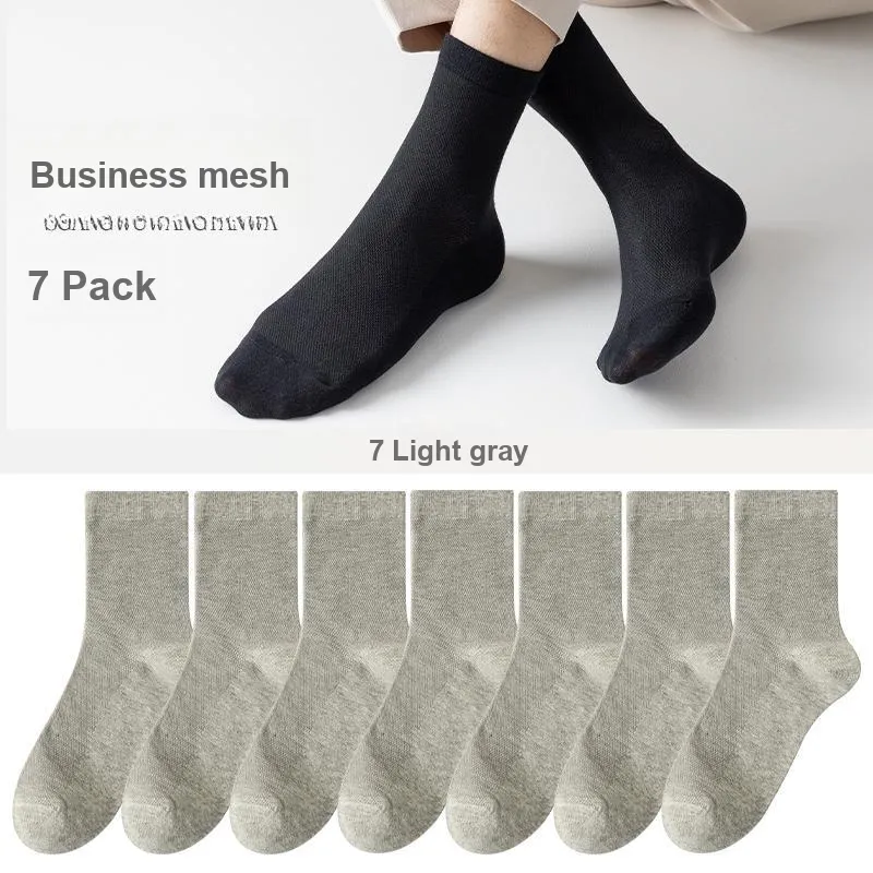 7 SEVFUN Mid Calf Socks Men's Combo Set-45