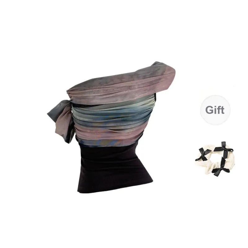 TORIGHT T Shirt Women's Image Color+Bowknot Hair Tie Comes With-1