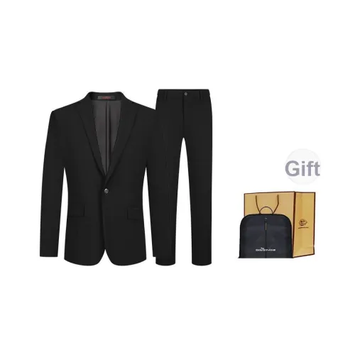 SEVEN Свадебный Формальный Одежда для Жениха Бизнес Костюм для Процесса Свадьбы Мужской Черный