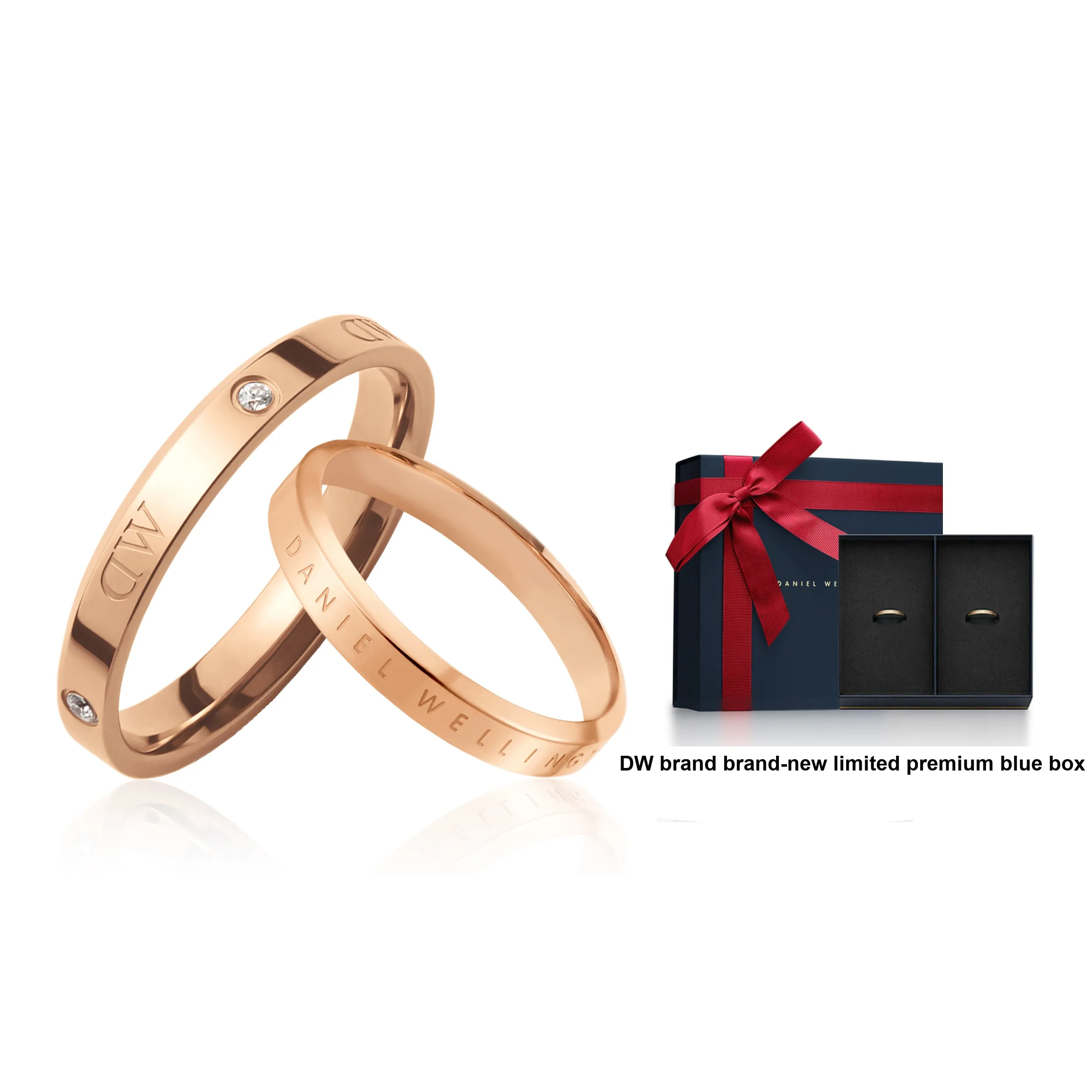 Daniel Wellington Сплав Кольца Унисекс Розовое Золото