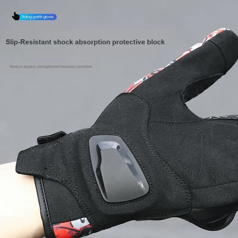 WEST BIKING Riding Equipment Cycling Glove Outdoor Unisex Goatskin Conductive Microfiber Sponge PVC-2
