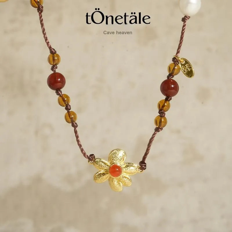 TONE & TALE Rhodium plated Copper Necklaces Women's-3