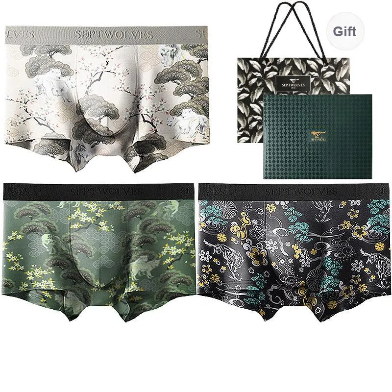 SEPTWOLVES Boxer Shorts Men's Box 3 Pack-0