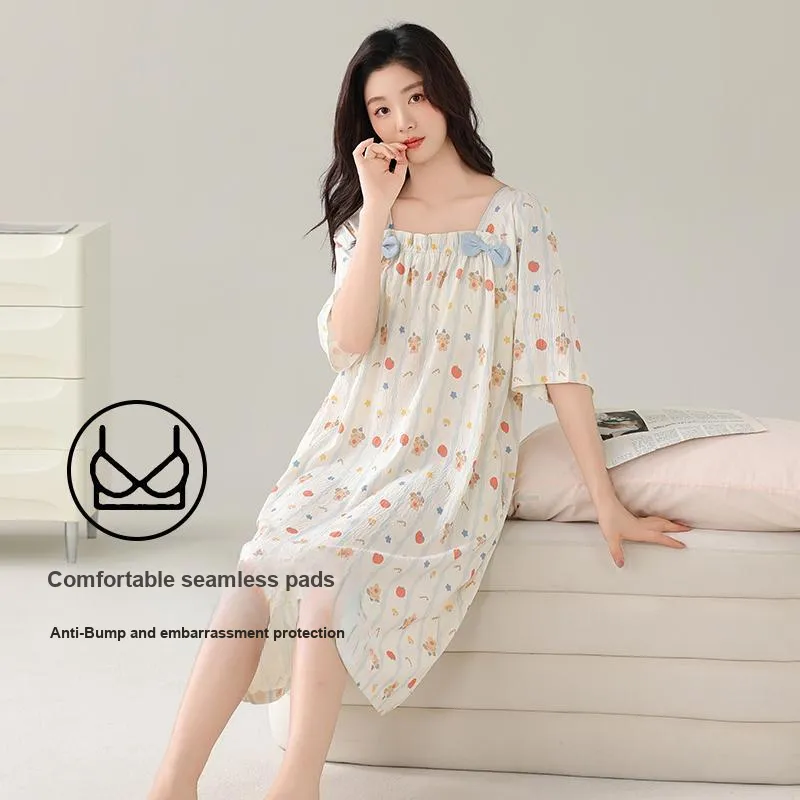 MADALLO Women's Nightgowns-5