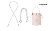 1.2 Pearl Silver Plate Buckle 100cm+Handheld Pearl Infinity Clasp Silver 32cm