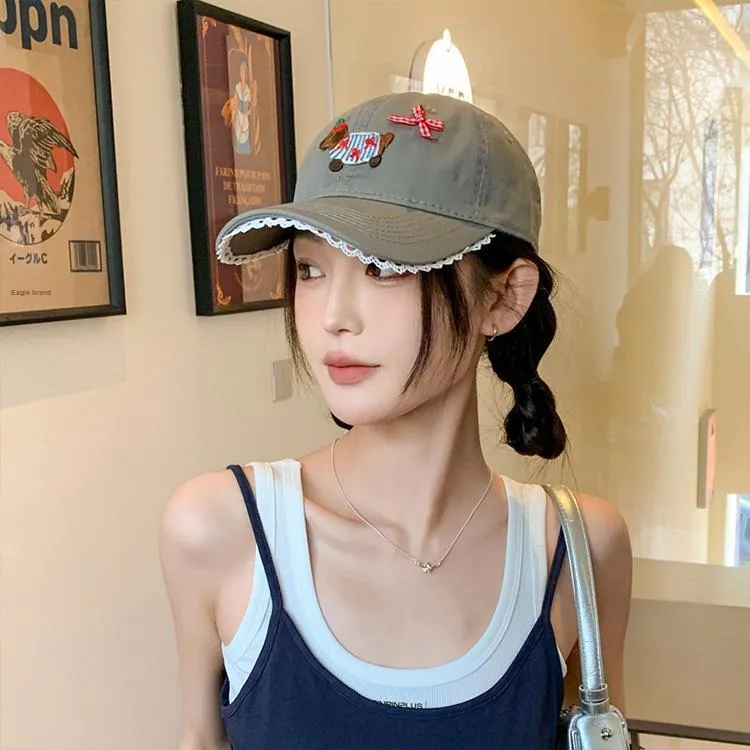 JKEM Acrylic Baseball Caps Women's-5