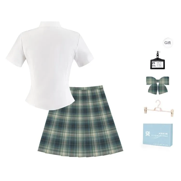 Ice Cream And Whale Summer JK Uniform Set Women's Gift Box Set-1