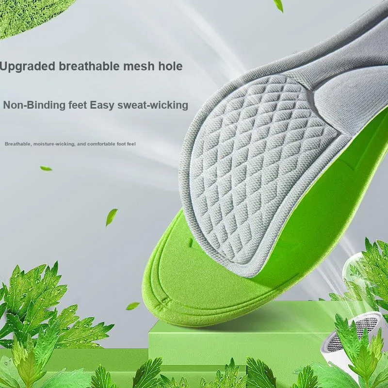BEAR UNION Moisture Wicking Breathable Fabric Insoles Unisex-4