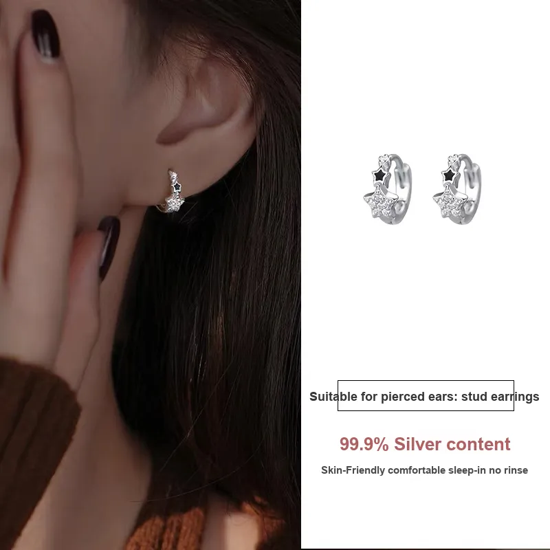 ZWU 999 Fine Silver Earrings Unisex-4