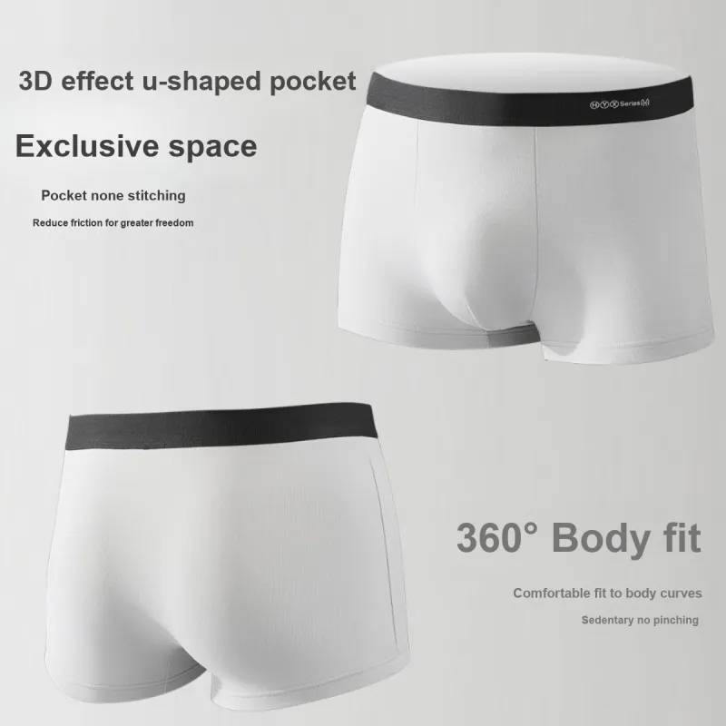 H YXIANG Underpants Men's 3 Pack-4