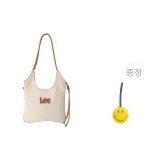 아이보리+스마일 프린트 펜던트