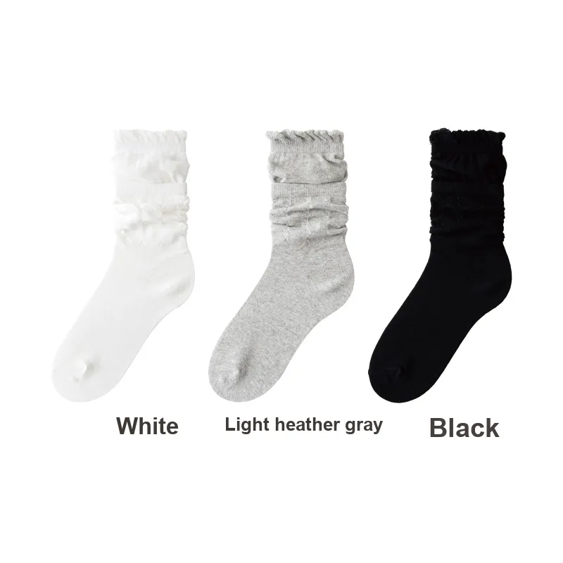 H YXIANG Mid Calf Socks Women's Combo Set-5