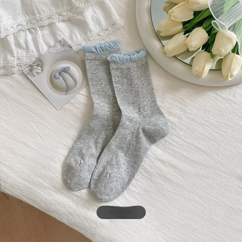 Gentle Welcome Mid Calf Socks Unisex Combo Set-10