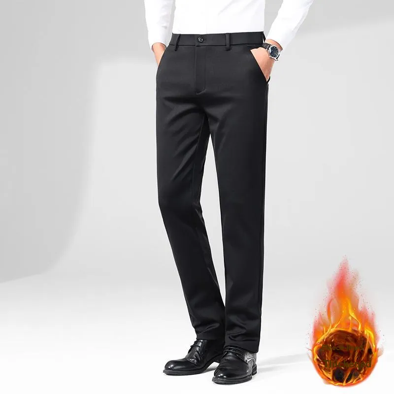 Devanro Casual Pants Men's Black-11
