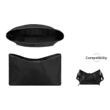 Cargo Trumpets-Open Top with Side Zipper-Black