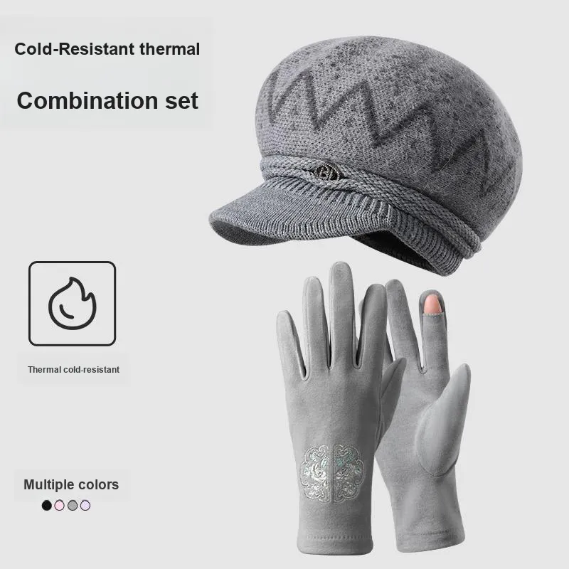 NANJIREN Thickened Beanies Women's-1