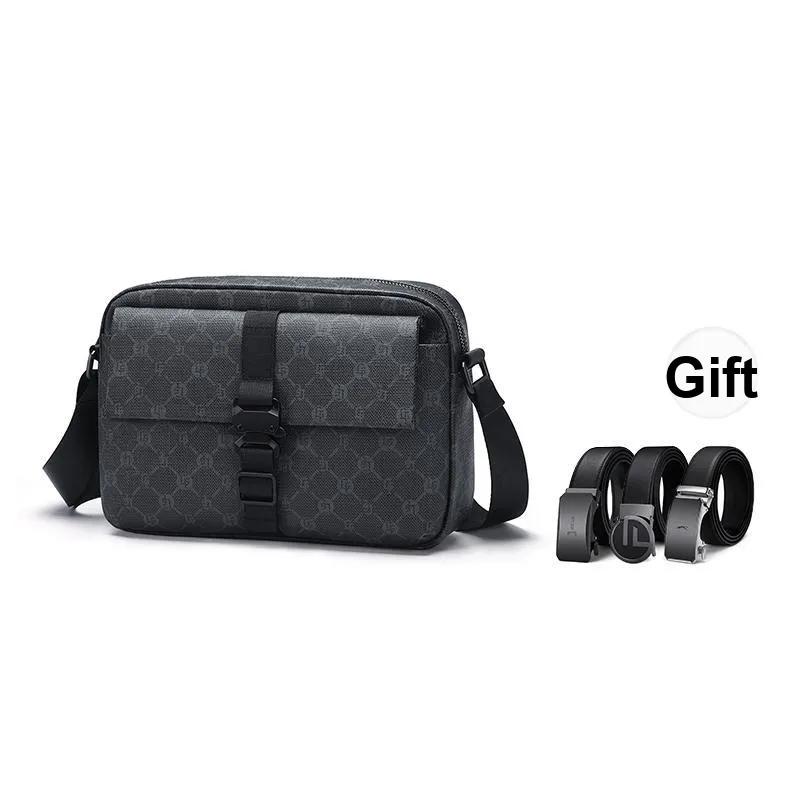 GOLF PVC Crossbody Bag Regular Men's Black