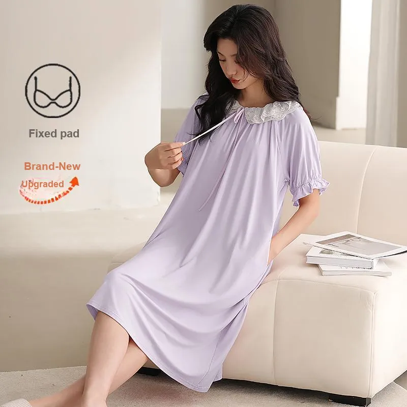 MADALLO Nightgown Women's Light Purple-3