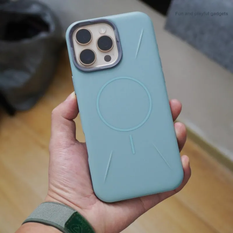 PENGKEXING PC Material Elegant Fine Magnetic Ring Phone Cases Compatible With IPhone 16 Pro Max/15 Plus/14/13/12-7