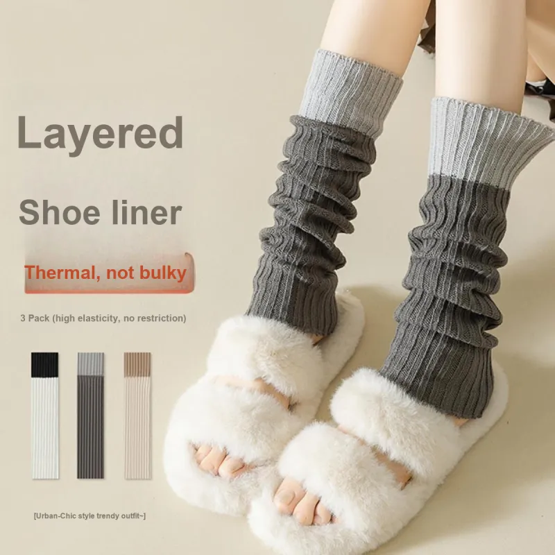 MIIOW Knee High Socks Women's 3 Pack-1